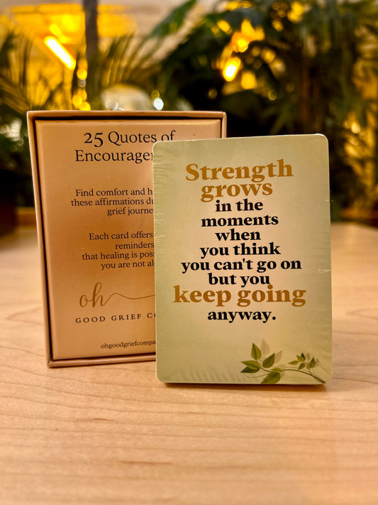 Grief Affirmation Cards