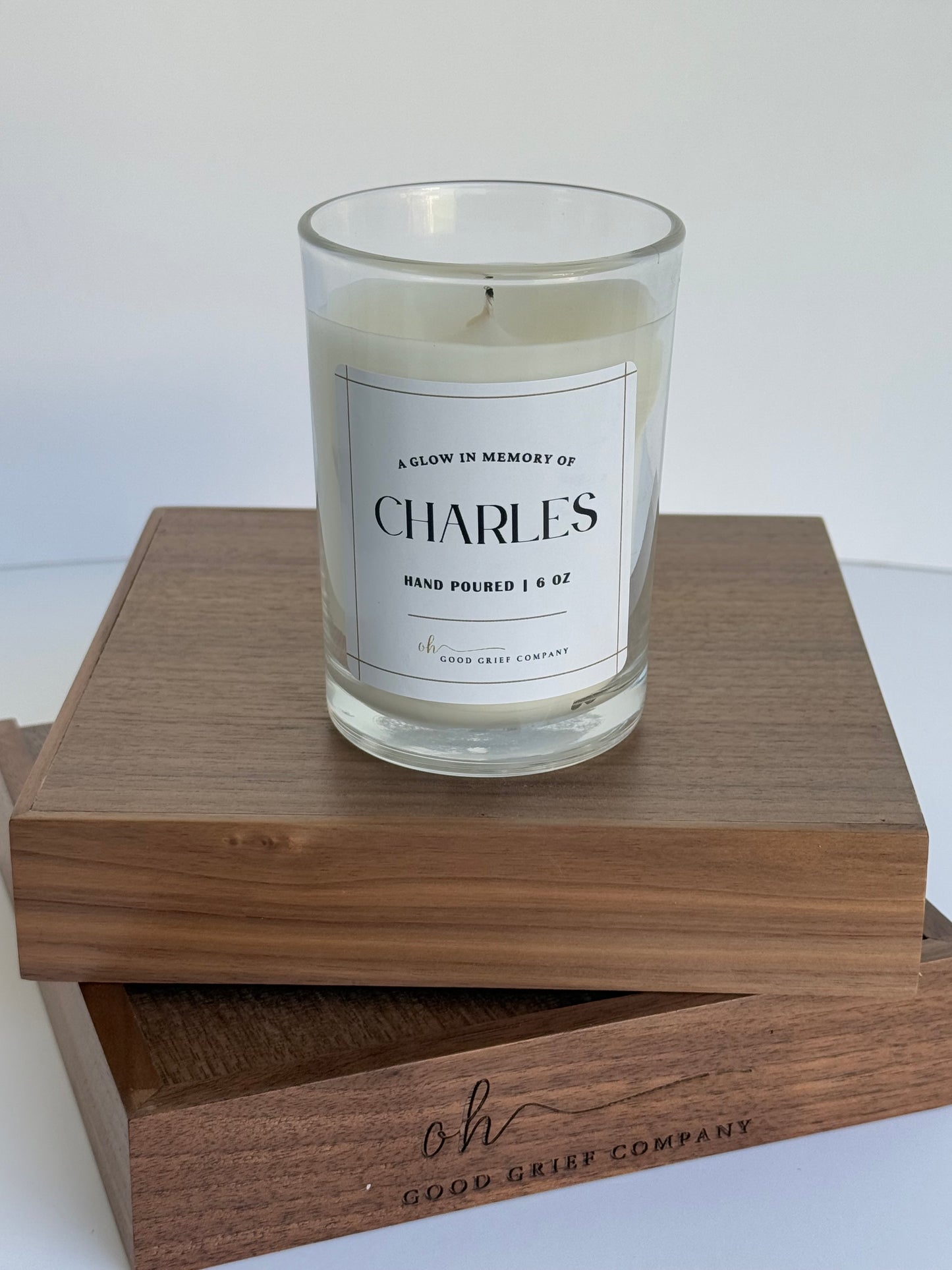 Light of Remembrance – Personalized Memorial Candle