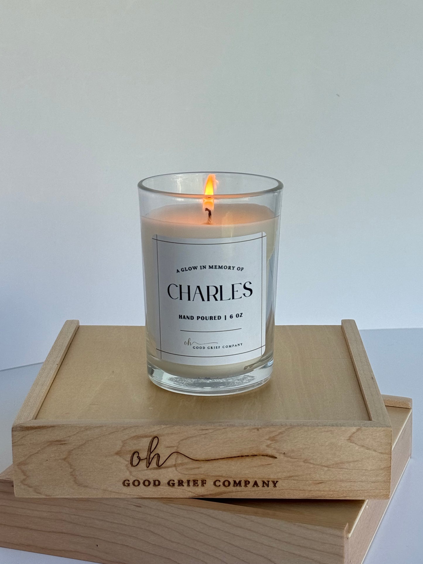Light of Remembrance – Personalized Memorial Candle